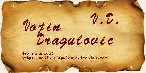 Vojin Dragulović vizit kartica
